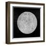 Artists Concept of a Full Moon in the Universe at Night-null-Framed Art Print