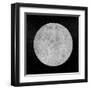 Artists Concept of a Full Moon in the Universe at Night-null-Framed Art Print