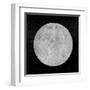 Artists Concept of a Full Moon in the Universe at Night-null-Framed Art Print