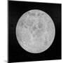 Artists Concept of a Full Moon in the Universe at Night-null-Mounted Art Print