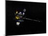 Artists Concept of the Galileo Spacecraft in Orbit-null-Mounted Art Print