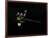 Artists Concept of the Galileo Spacecraft in Orbit-null-Framed Art Print