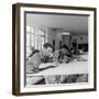 Artists Designing Aubusson Tapestry Weaving in France, 1946-David Scherman-Framed Photographic Print