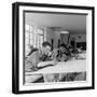 Artists Designing Aubusson Tapestry Weaving in France, 1946-David Scherman-Framed Photographic Print