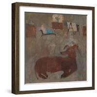 Artists Dog, 2011-Susan Bower-Framed Giclee Print