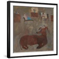 Artists Dog, 2011-Susan Bower-Framed Giclee Print