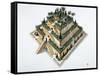 Artists Impression of 'The Hanging Gardens of Babylon'-null-Framed Stretched Canvas