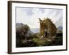 Artists in Countryside, 1857-1858-Carlo Ademollo-Framed Giclee Print