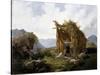 Artists in Countryside, 1857-1858-Carlo Ademollo-Stretched Canvas