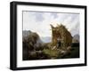 Artists in Countryside, 1857-1858-Carlo Ademollo-Framed Giclee Print