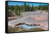 Artists Paintpots, Yellowstone National Park, Wyoming, USA-Roddy Scheer-Framed Stretched Canvas