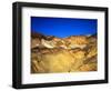 Artists Palatte a Rainbow of Colors at Edge of Black Mountains, Death Valley National Park, CA-Bernard Friel-Framed Photographic Print