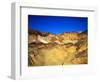 Artists Palatte a Rainbow of Colors at Edge of Black Mountains, Death Valley National Park, CA-Bernard Friel-Framed Photographic Print