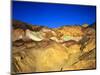 Artists Palatte a Rainbow of Colors at Edge of Black Mountains, Death Valley National Park, CA-Bernard Friel-Mounted Photographic Print