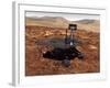 Artists Rendition of Mars Rover-Stocktrek Images-Framed Photographic Print