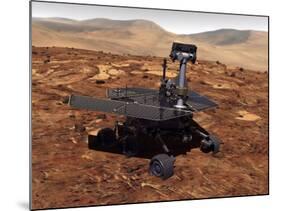 Artists Rendition of Mars Rover-Stocktrek Images-Mounted Photographic Print