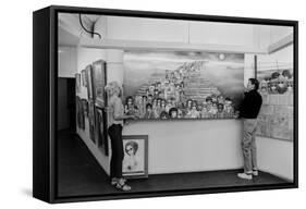 Artists Walter Keane and Margaret Keane Hanging Work Up, Tennessee, 1965-Bill Ray-Framed Stretched Canvas