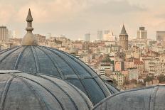 View of Dome of the Mosque, Istanbul, Turkey-artjazz-Photographic Print