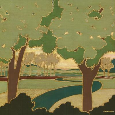 'Arts and Crafts Landscape I' Posters Wendy Russell