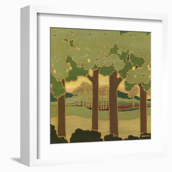 Arts and Crafts Landscape II-Wendy Russell-Framed Art Print