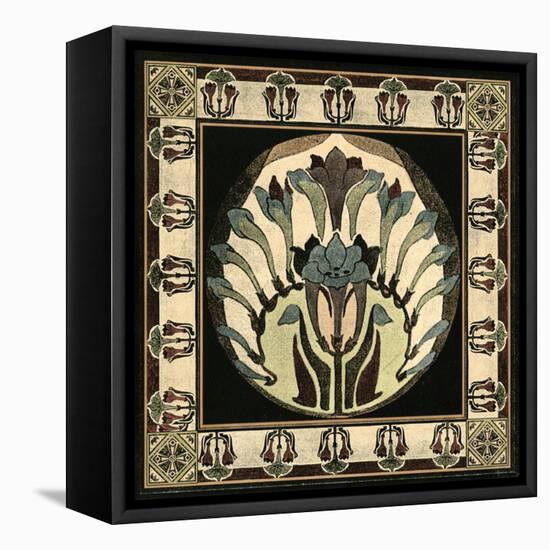 Arts and Crafts Motif III-Vision Studio-Framed Stretched Canvas