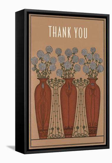 Arts and Crafts Thank You Card-null-Framed Stretched Canvas