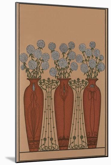 Arts and Crafts Vases-null-Mounted Art Print