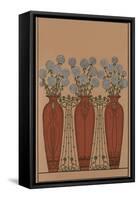 Arts and Crafts Vases-null-Framed Stretched Canvas