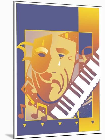 Arts and Music-David Chestnutt-Mounted Giclee Print