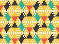 Abstract Geometric Pattern. Vector Illustration.-artsandra-Art Print