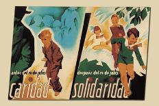 Before July 19, Charity, After July 19, Solidarity-Arturo Ballester-Mounted Art Print