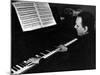 Arturo Benedetti Michelangeli at the Piano-null-Mounted Giclee Print