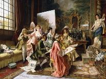 The Game of Chess-Arturo Ricci-Framed Giclee Print