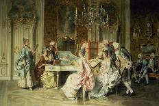 The Game of Chess-Arturo Ricci-Framed Giclee Print