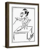 Arturo Toscanini (1867-1957)-Enrico Caruso-Framed Giclee Print