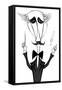 Arturo Toscanini, Italian conductor, caricature-Neale Osborne-Framed Stretched Canvas