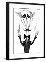 Arturo Toscanini, Italian conductor, caricature-Neale Osborne-Framed Giclee Print