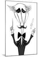 Arturo Toscanini, Italian conductor, caricature-Neale Osborne-Mounted Giclee Print