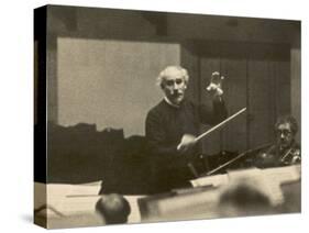 Arturo Toscanini Italian Conductor Known for His Dynamic Style Conducting in 1936-null-Stretched Canvas