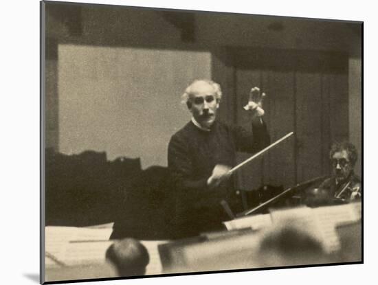 Arturo Toscanini Italian Conductor Known for His Dynamic Style Conducting in 1936-null-Mounted Photographic Print