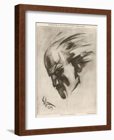 Arturo Toscanini Italian Conductor, known for His Dynamic Style-null-Framed Art Print