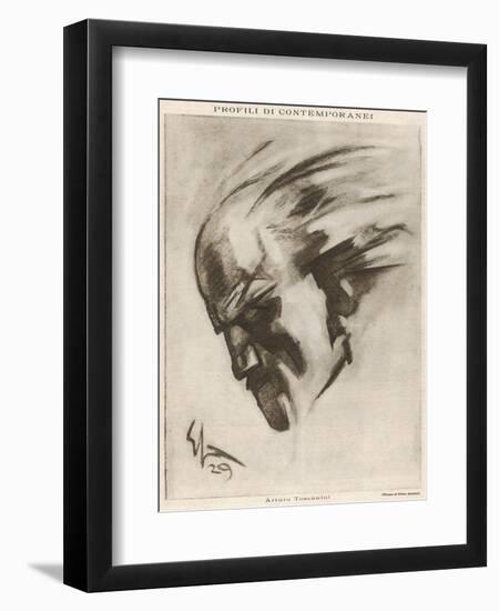 Arturo Toscanini Italian Conductor, known for His Dynamic Style-null-Framed Art Print