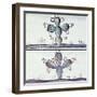 Artwork Depicting a Cactus-null-Framed Giclee Print