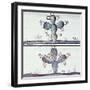 Artwork Depicting a Cactus-null-Framed Giclee Print