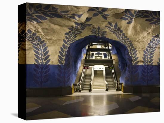 Artwork in Kungstradgarden Subway Station, Stockholm, Sweden, Scandinavia, Europe-Ian Egner-Stretched Canvas