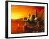 Artwork of a Space Colony on the Surface of Mars-Detlev Van Ravenswaay-Framed Photographic Print