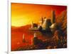 Artwork of a Space Colony on the Surface of Mars-Detlev Van Ravenswaay-Framed Photographic Print