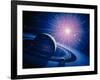 Artwork of a White Dwarf Nova-Joe Tucciarone-Framed Photographic Print