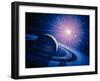 Artwork of a White Dwarf Nova-Joe Tucciarone-Framed Photographic Print