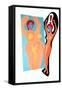 Artwork of An Anorexic Woman Looking In a Mirror-Paul Brown-Framed Stretched Canvas